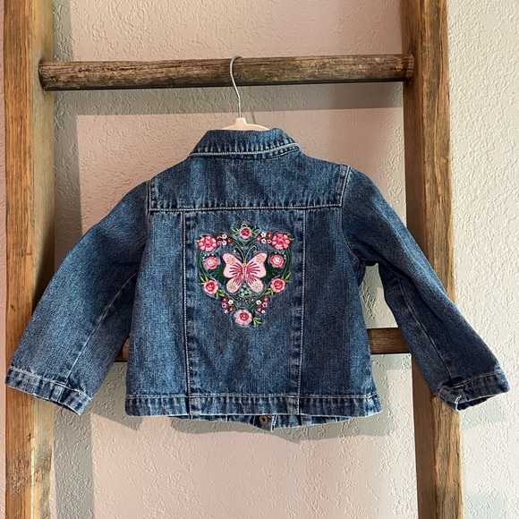 Bongo Kids Jean Butterfly Jean Jacket - Picture 2 of 5